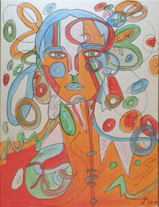 Art for Love, Brainstorm, 60 x 80 cm
