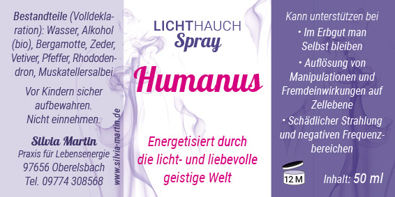 Lichthauch-Spray Humanus Silvia Martin