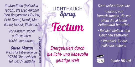 Lichthauch-Spray Tectum Silvia Martin